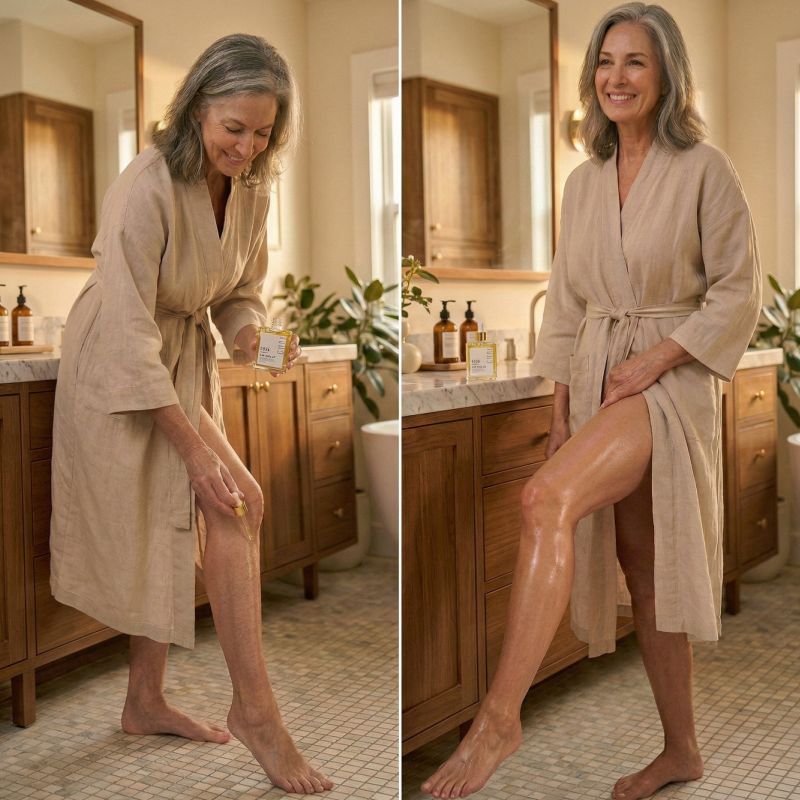 2. It Rebuilds the "Mortar" Between Skin Cells That Estrogen Took Away