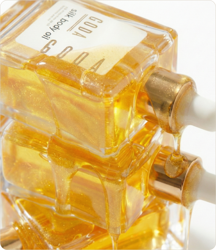<span>Your Welcome</span> Gift: <br>GODA Silk Body Oil